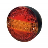 Hamburger zadnja led luč, luč fi 140mm, zadnja okrogla luč led, d13816,